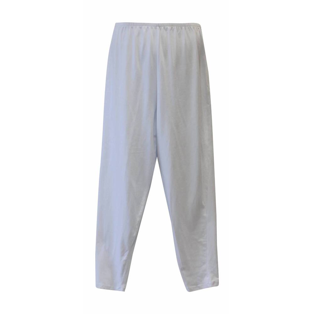 NEW LIZ AND JANE women's cotton ankle leggings - plus in white